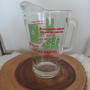 VINTAGE 1960s HEILEMANS SPECIAL EXPORT BEER PITCHER COLLETIBLE